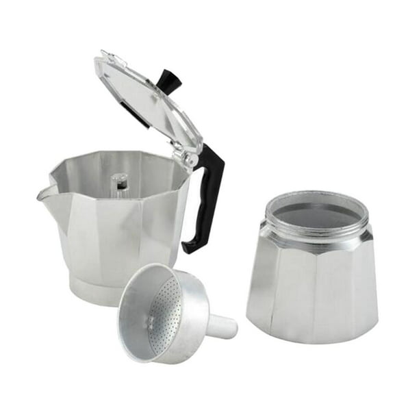 Cafeteras de Cocina de Inducción de Aluminio, Tazas / 6 Tazas / 9 Tazas  para Elegir 3 tazas perfecl Taza de café Moka Pot