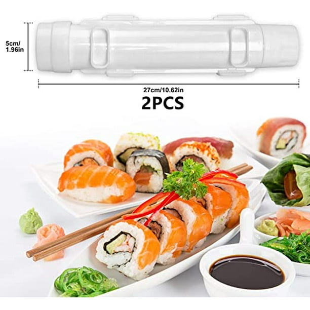 2 uds Sushi bazooka, fabricación de Sushi DIY, kit de sushi para hacer Sushi,  equipo de sushi, herra JM