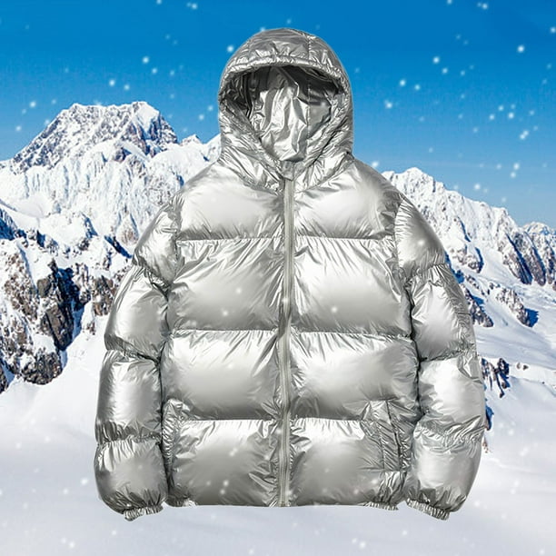 Chaquetas de plumón para hombre, chaqueta acolchada grande y alta para  hombre, con aislamiento, impermeable, abrigo acolchado para esquí de  invierno