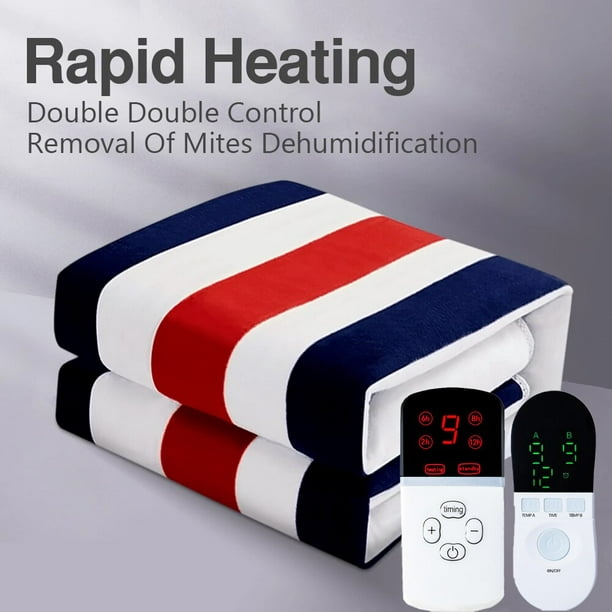 Manta eléctrica Doble 220v Calentador de cama caliente Termostato