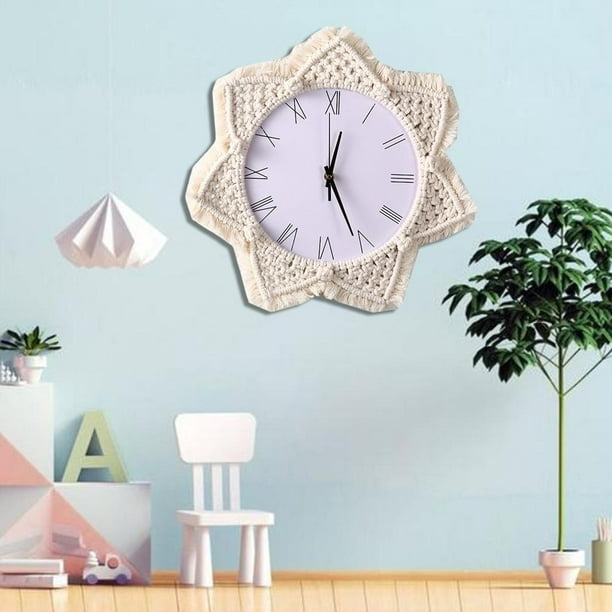 Reloj de pared decorativo para decoración de sala de estar, relojes de  pared grandes y modernos con péndulo a pilas para dormitorio, oficina,  cocina