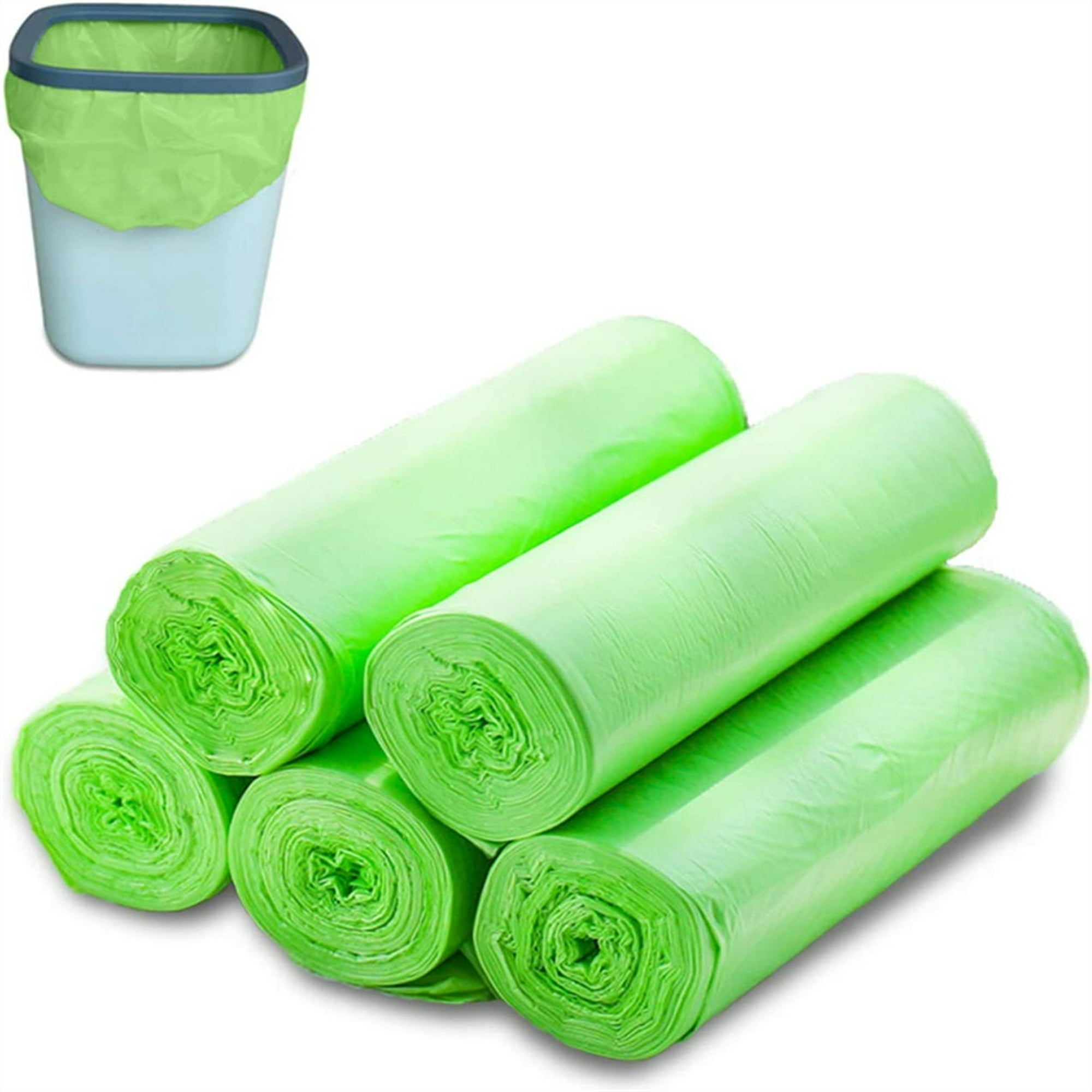 bolsas de basura verdes 100% reciclado para cubo normal 30 litros