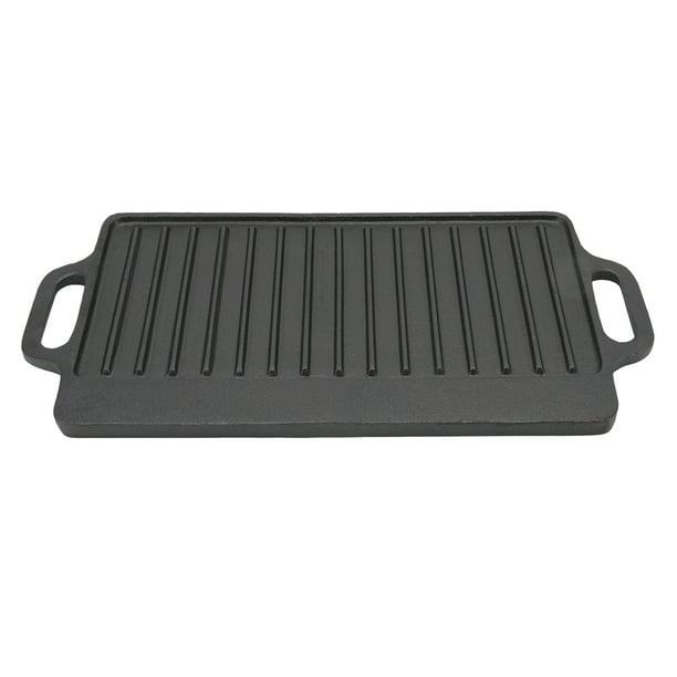 Parrilla para estufa reversible de hierro fundido plancha accesorios cocina  NEW