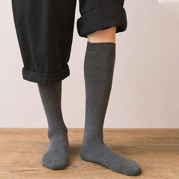 Calcetines de trabajo largos de alta resistencia para hombre | Calcetines  esnob | Paquete de 3 calcetines altos hasta la rodilla