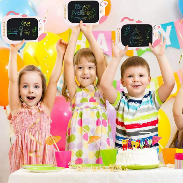 Juguetes para niñas de 3 a 6 años de edad, tableta de escritura LCD, tablero  de dibujo colorido de 8,5 pulgadas, regalo de cumpleaños para niñas y juguetes  para niñas de 3