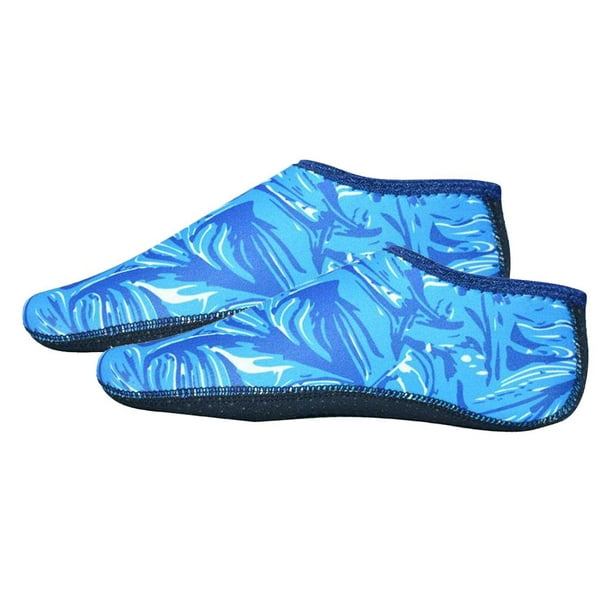 Zapatos agua Calcetines azul antideslizantes natación playa Yoga