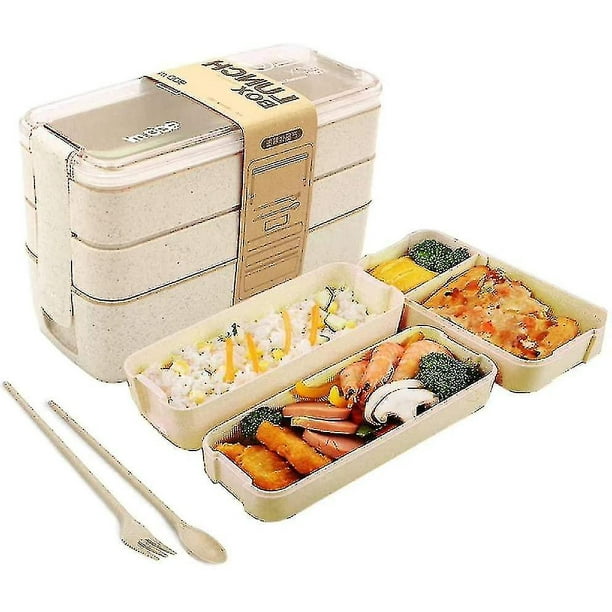 Lunch Box Bento Box Lunch Box Para Y Adultos Con 3 Comentarios