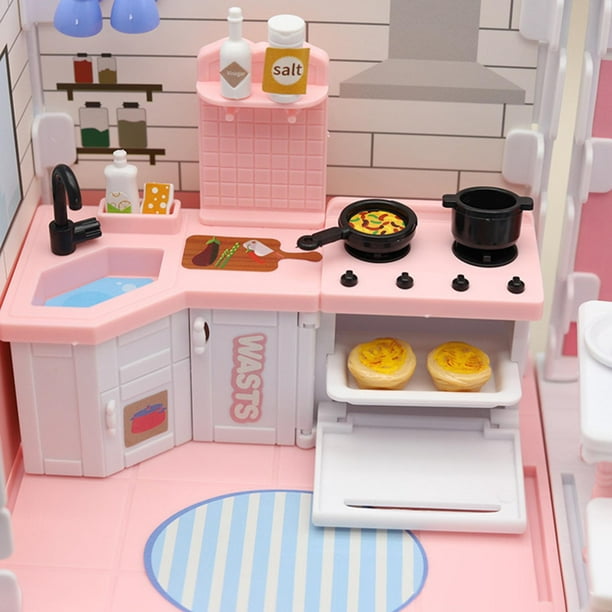 Coherny Lavadora de juguetes para niños, mini simulación de casa de  muñecas, muebles de cocina, juguetes para niños, juguete de casa de juegos