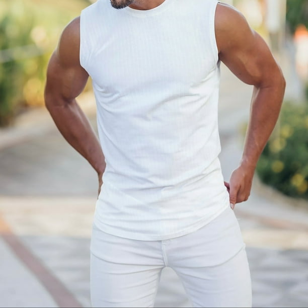  Camiseta de manga larga con cuello alto de color puro para  hombre, Blanco : Ropa, Zapatos y Joyería