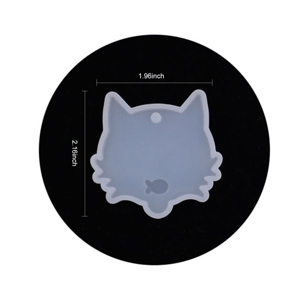 MOLDE DE SILICONA PARA RESINA GATO/PERRO