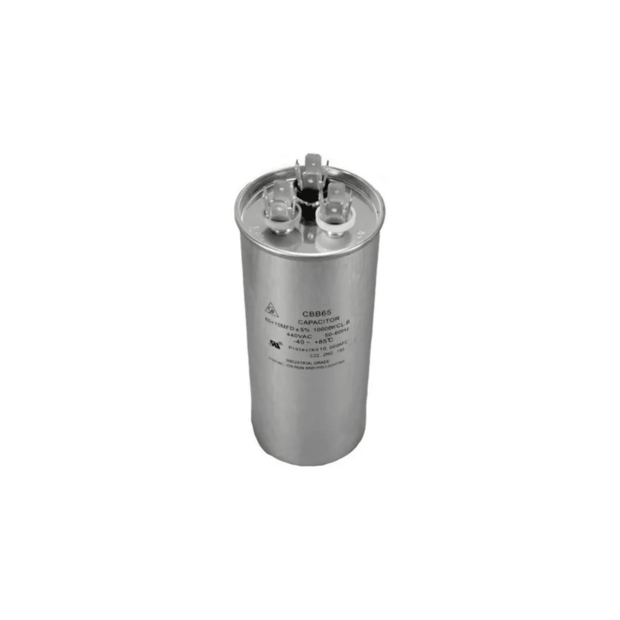 Capacitor Para Minisplit De Trabajo, 60 + 10 Mfd, 370440vac GB