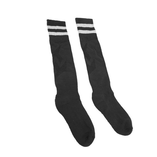  YEJIMONG Calcetines altos de algodón para mujer, uniforme  escolar, calcetines deportivos de equipo, 1 par, talla 5-9, Negro - 1 par.  : Ropa, Zapatos y Joyería