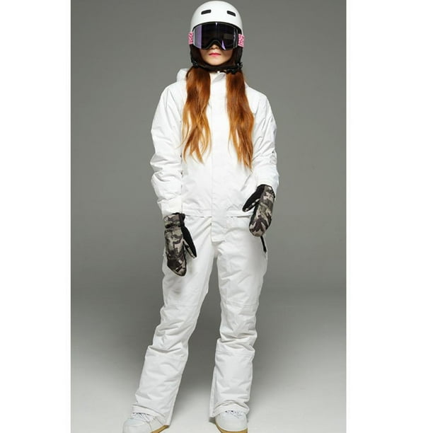  GELTDN - Ropa de invierno de una pieza para mujer, traje de  esquí para mujer, ropa de trabajo, snowboard, traje de esquí, pantalones de  nieve (color D, talla: XL) : Ropa