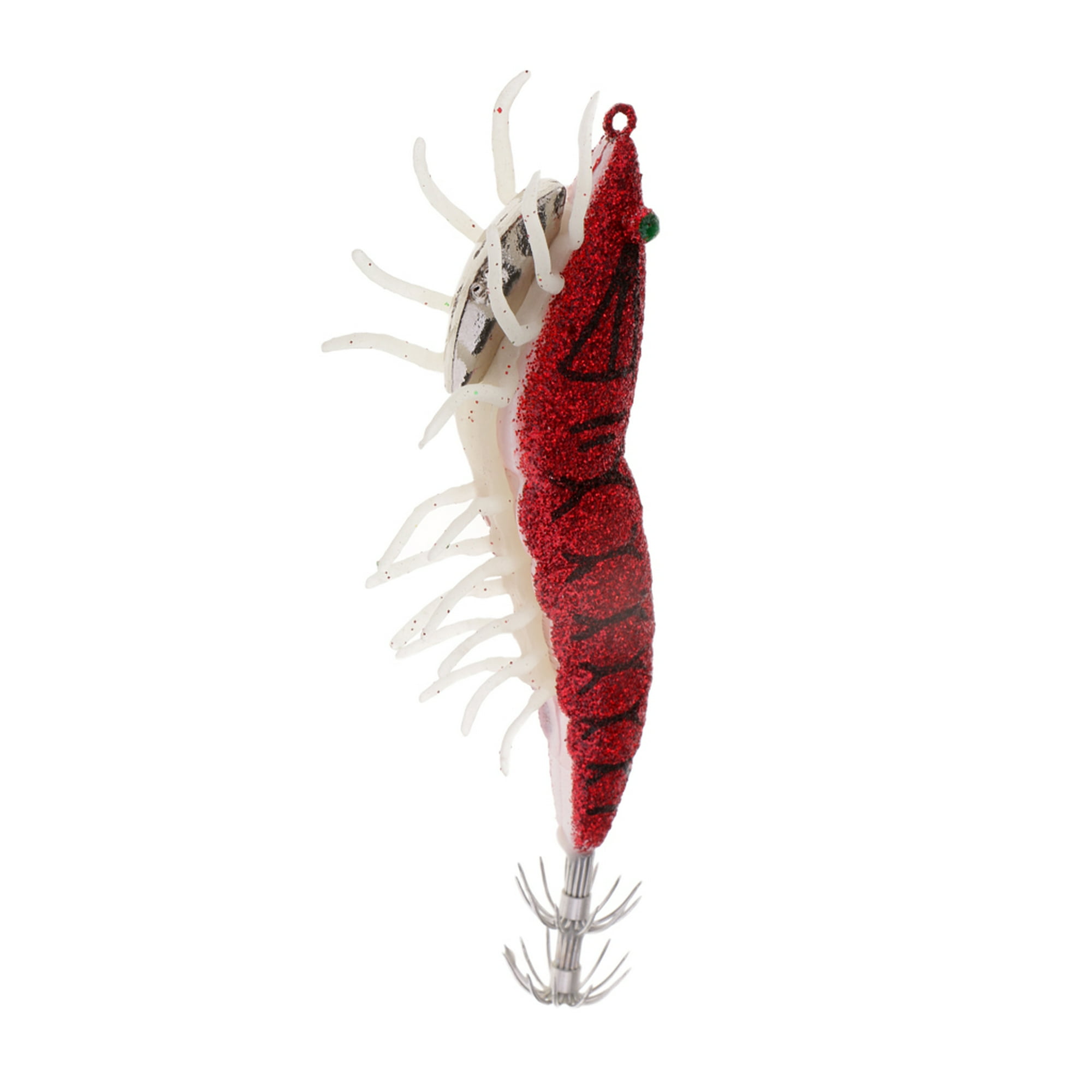 Cebo de Calamar, señuelo de Calamar de Pesca, Pulpo, Plantillas de Calamar  Luminosas UV con Anzuelo, Cebo de Pesca, señuelo Suave(Rojo) : :  Deportes y aire libre