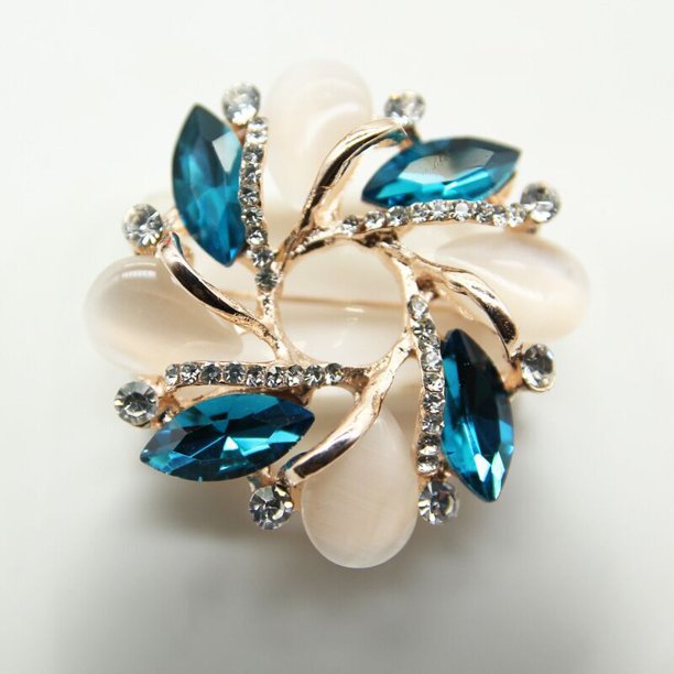 Joyería de moda para mujer, Broche de flor para mujer, Broche de