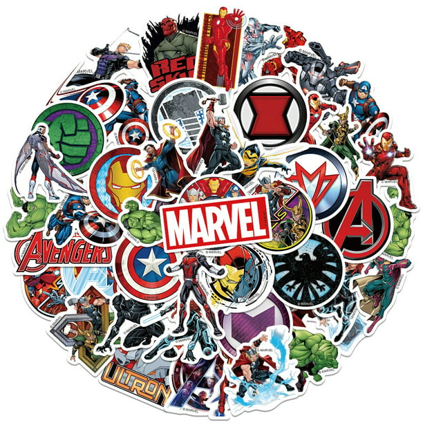 50 Stickers de Marvel - El Mundo de Eli