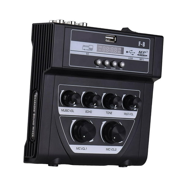 Consola De Mezclador De Audio Y Sonido Profesional Mezclado Con