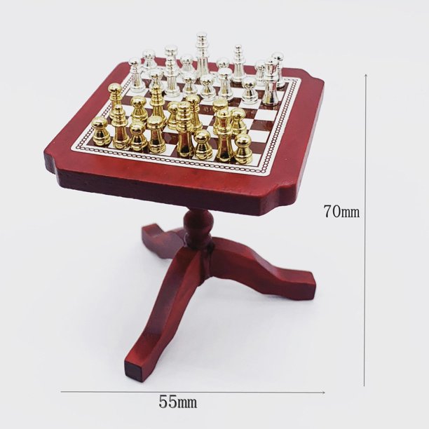 Juego De Mesa Ajedrez Linea Roja