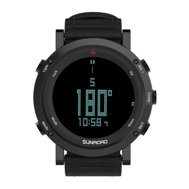 Reloj GPS para exteriores Hombre 5ATM Reloj deportivo impermeable con  frecuencia cardíaca Barómetro Altímetro Brújula Podómetro Triatlón