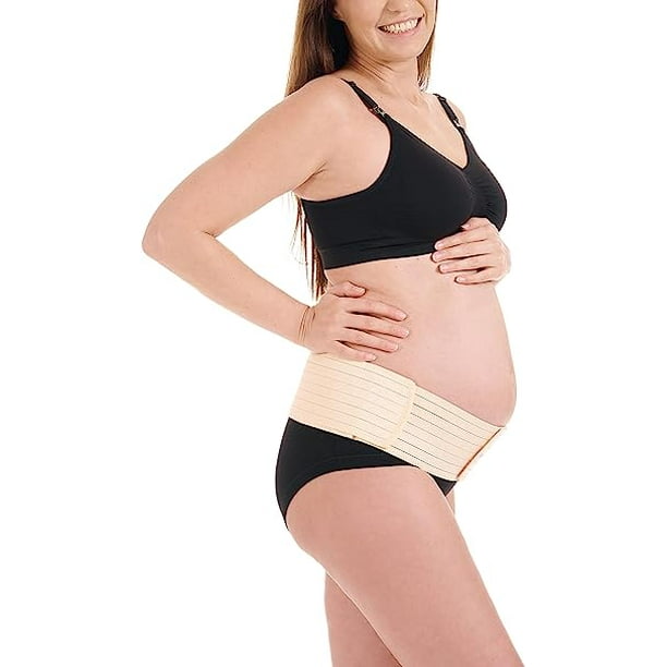 Faja premamá tono piel XL - Faja de sujeción para embarazadas