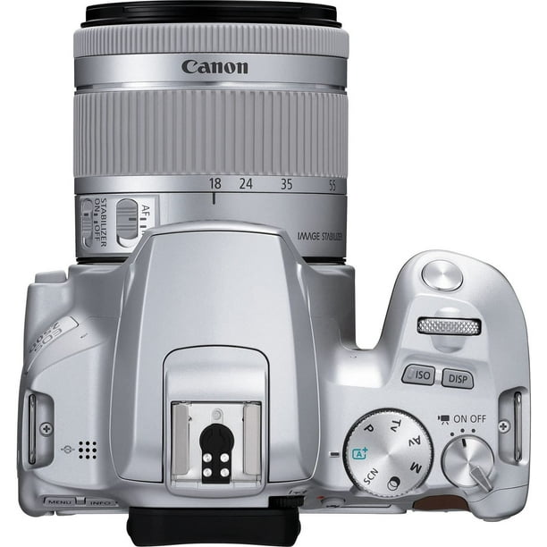  Canon Cámara DSLR EOS 250D/Rebel SL3 con una lente II de  0.709-2.165 in, junto con un trípode, una tarjeta de memoria de 64 GB, una  funda de transporte/bolsa, un kit de