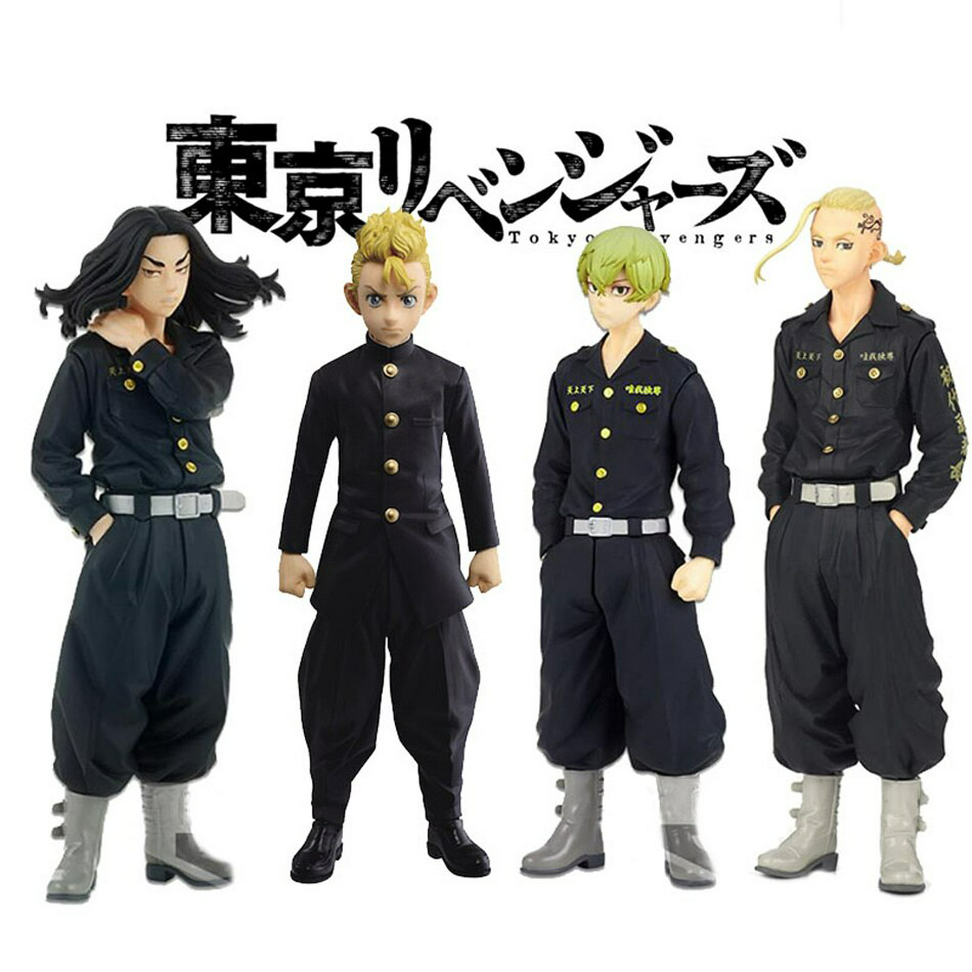 Anime Tokyo Revengers - Action Figure - Personagens: Manjiro Sano, Chifuyu  Matsuno, Takemichi Hanagaki