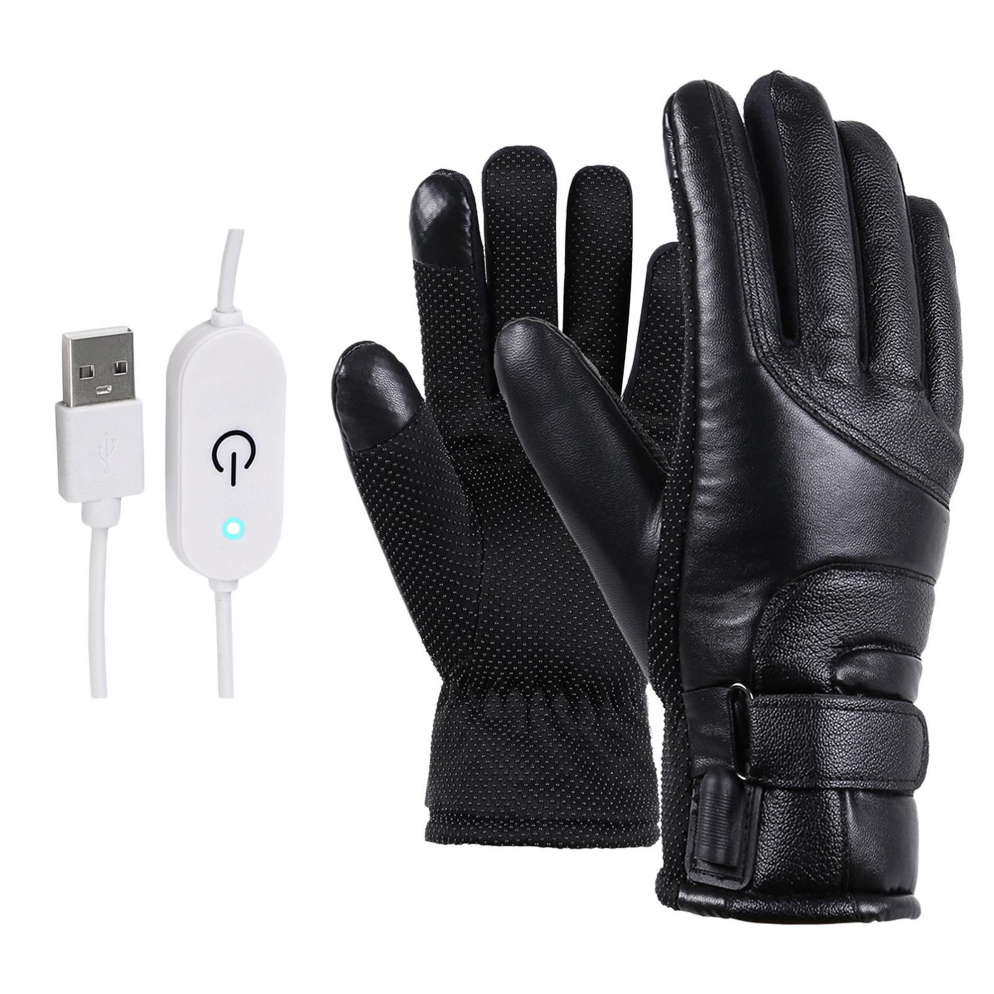 Guantes calefactables por USB para mujer, guantes cálidos de invierno,  guantes para bicicleta eléctrica, guantes calefactables eléctricos para  montar al aire libre (sin ajuste de temperatura) JAMW Sencillez