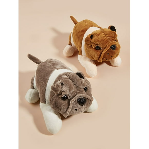 1pc dog shaped random color pet plush toy mini plush toy dog lover gift