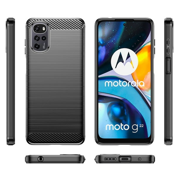 Para Motorola Moto G84 5G Funda De Silicona Suave De Fibra De