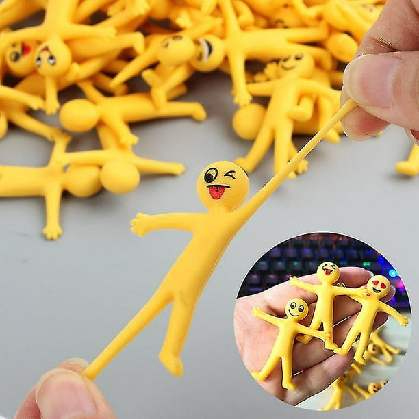 8-20 piezas divertido pequeño hombre Squishy Fidget juguetes antiestrés  adultos niños Rising alivio del estrés Squeeze juguetes niños carisma  juguetes de regalo