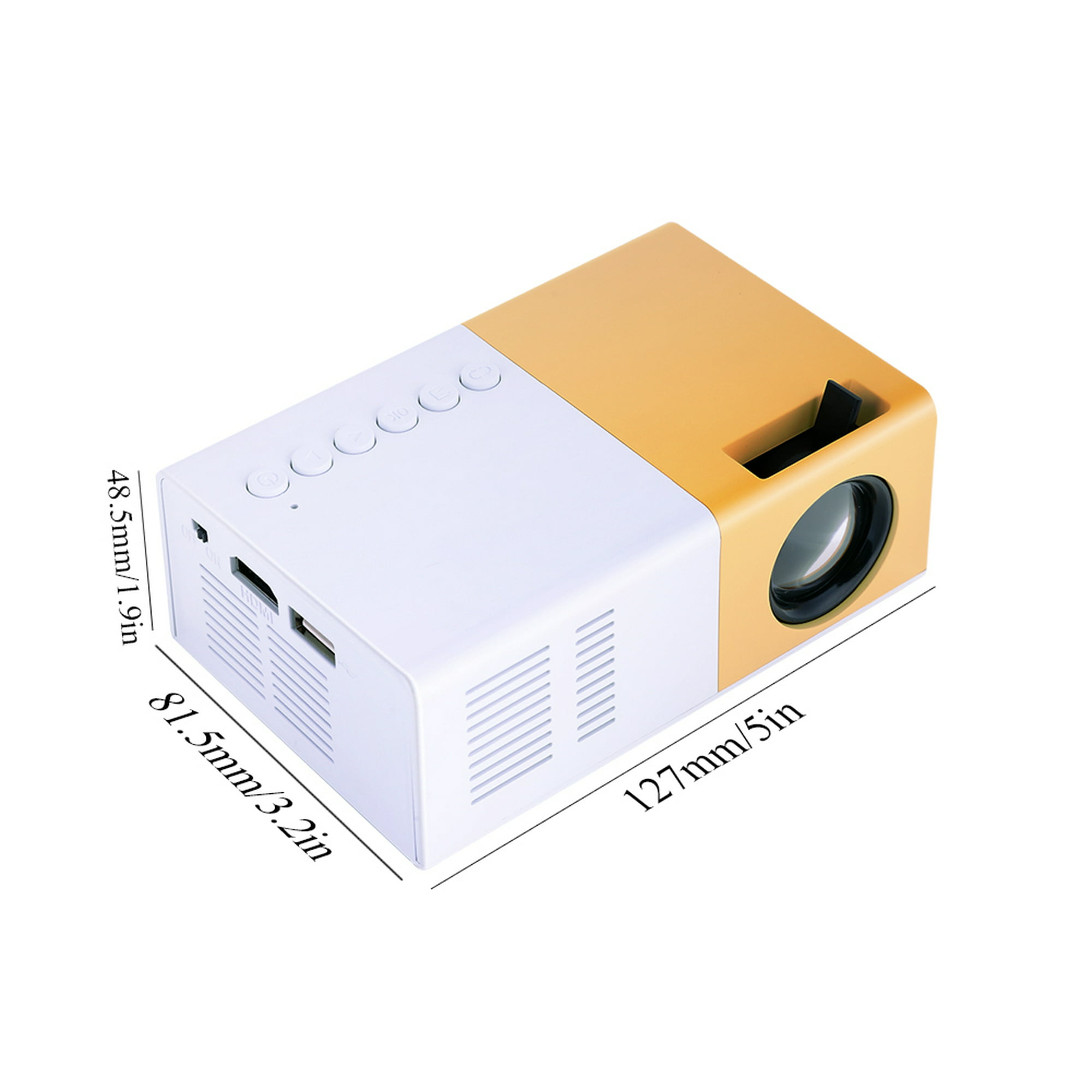  Mini proyectores portátiles LED micro proyector 1080P