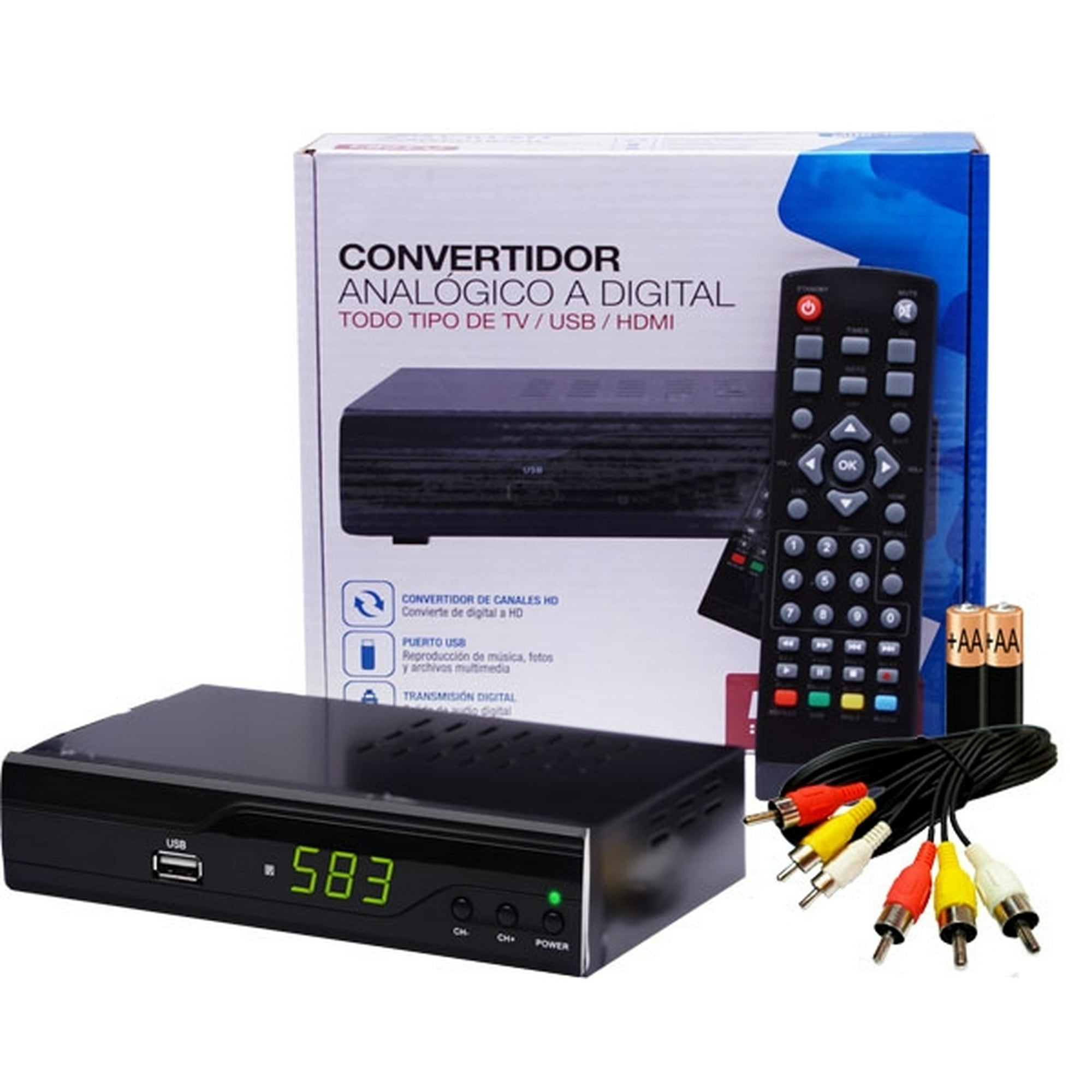 Convertidor Digital Señal HD Para tu Television Analoga Vecctronica Edición  Especial