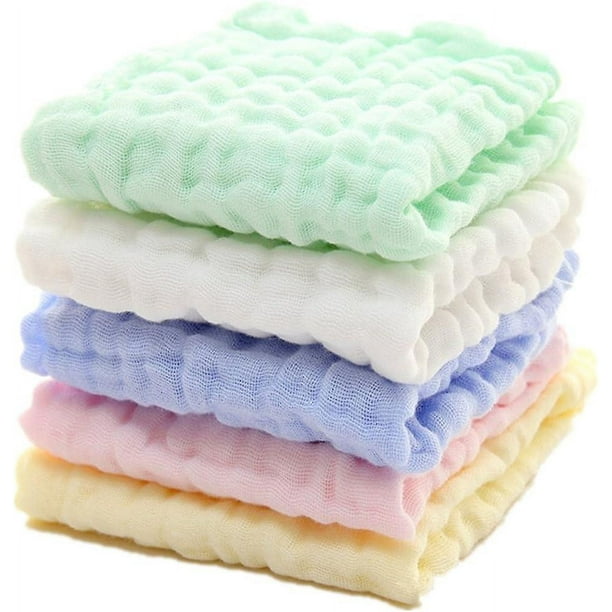  Paquete de 6 toallas de baño de muselina para bebé