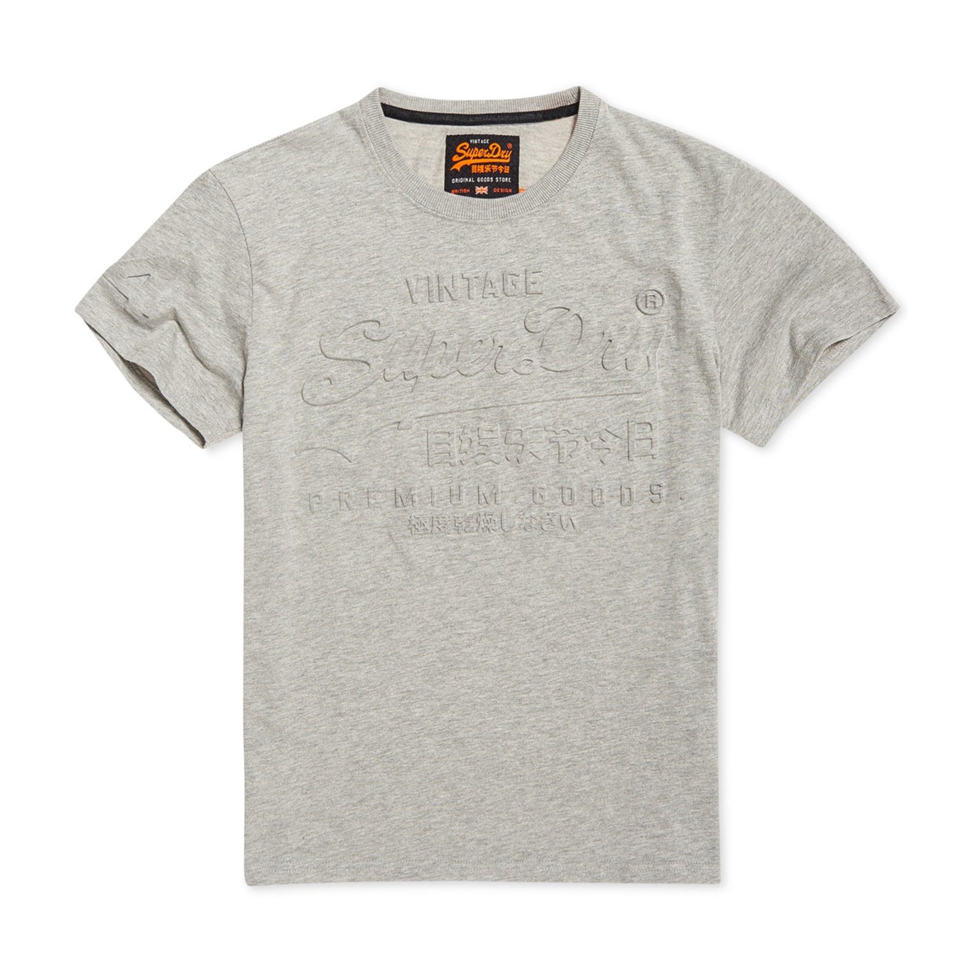 Camiseta Superdry Super Dry Graphic para hombre, gris, extragrande