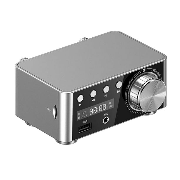Mini Amplificador de Audio Digital HiFil, 50Wx2-Bluetooth 5, para el Hogar