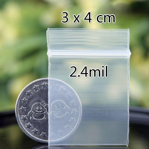  Plymor Bolsas de plástico con cierre con cremallera, 2 mil, 4  x 7 (paquete de 500) : Industrial y Científico