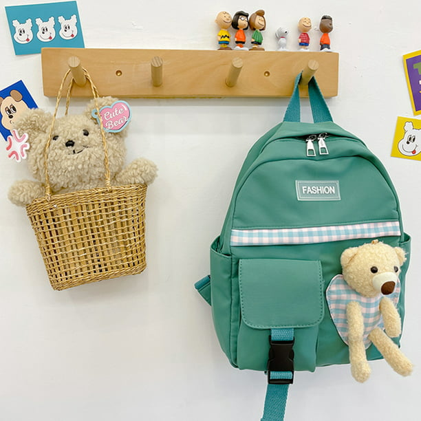 Mochila para niños, COTS ligera mochila preescolar resistente al agua,  clásica, casual, linda mochila escolar de dibujos animados, Bear, Mochilas