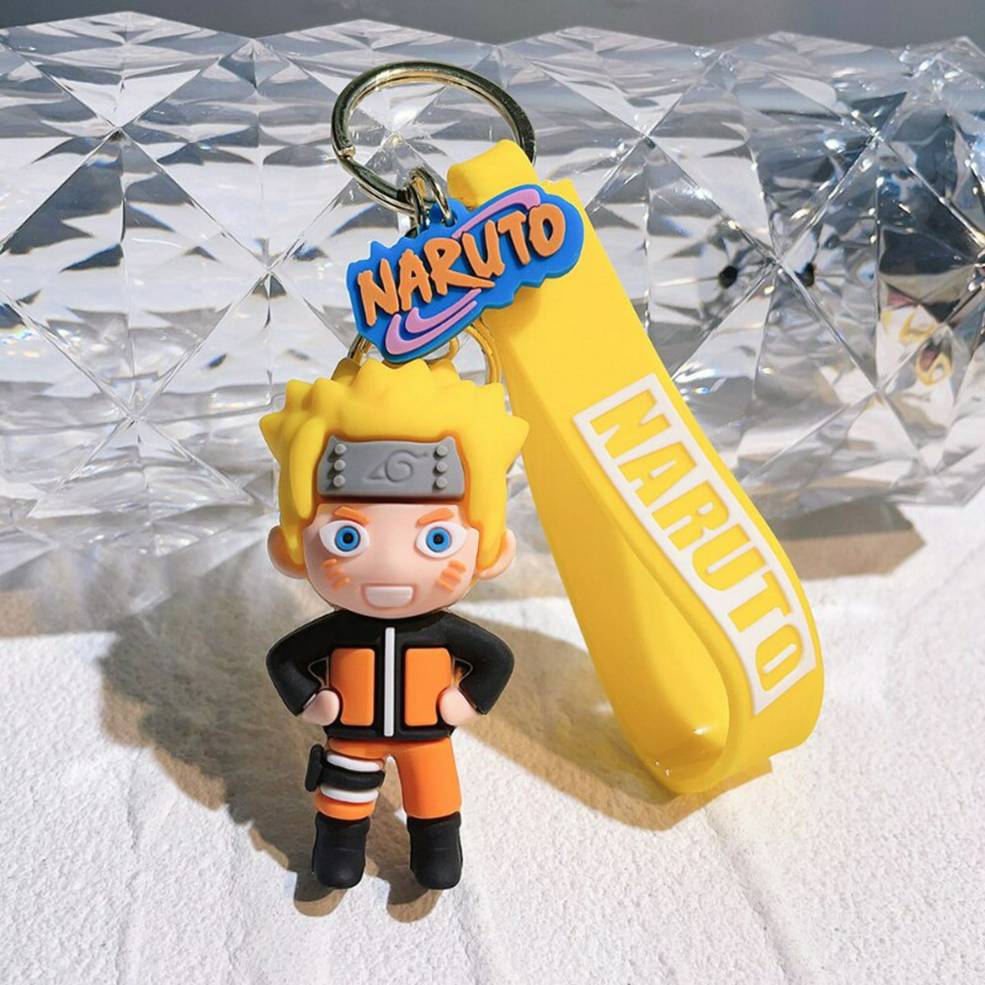 Llaveros de figuras de acción de Anime Naruto, accesorios de