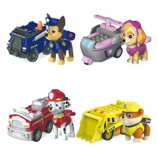 Figuras de acción de la patrulla canina para niños, juguetes de