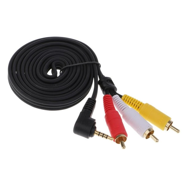 Cable Audio Jack Macho 3.5mm A 2 Rca 1.5 Mt Sonido Estereo GENERICO