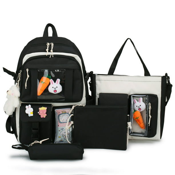 Bolsa Juego de 4 mochilas escolares para niñas adolescentes, mochilas para  estudiantes (púrpura) JShteea Para Estrenar