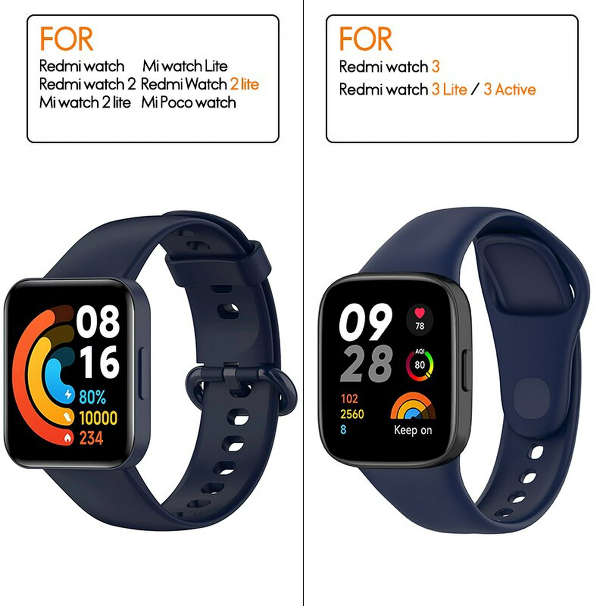 Nueva correa de silicona para Xiaomi Redmi Watch 3 para Xiaomi Mi