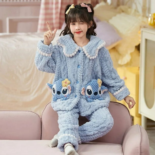 Las mejores ofertas en Juego de pijamas de puntada ropa de dormir para niños