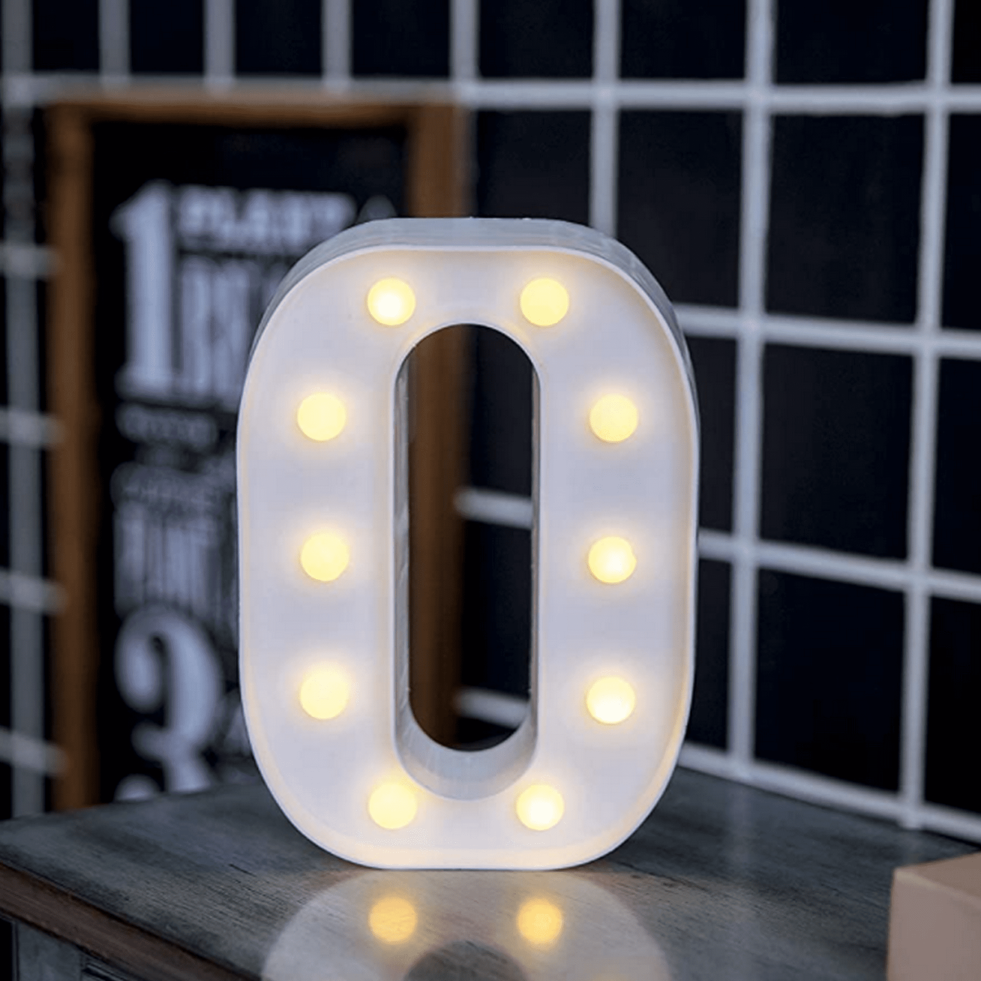 Letras Luminosas Led /22cm / Lampara Decorativa / Abecedario / LETRA O ...