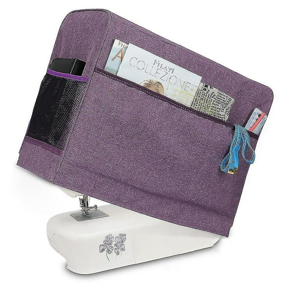 cubierta antipolvo para máquina de coser con 3 bolsillos cubierta antipolvo para la mayoría de las máquinas de coser estándar yongsheng 8390614026254