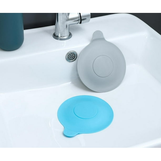  Tapón universal para tina, tapón de silicona para drenaje de  bañera, tapón de bañera para cocina y baño (blanco) (blanco, 2) : Hogar y  Cocina