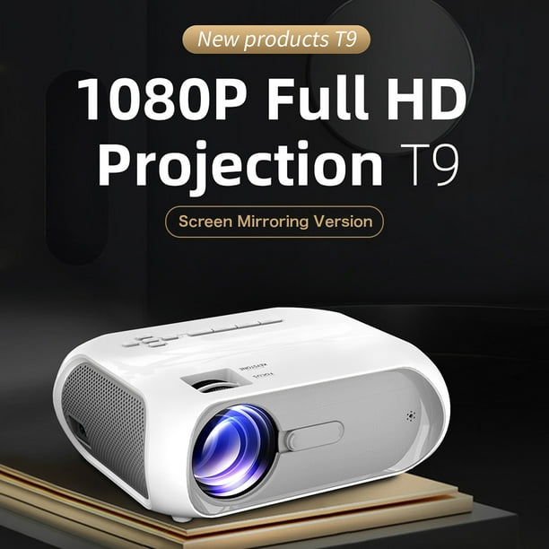 Mini proyector inteligente de 40 a 130 pulgadas 5G WIFI, compatible con 4K,  experiencia de pantalla grande con sonido 360 premium, proyector de