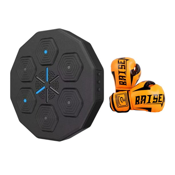Máquina de boxeo musical montada en la pared, equipo de boxeo inteligente  para el hogar, bolsa de boxeo electrónica con conexión Bluetooth, objetivo