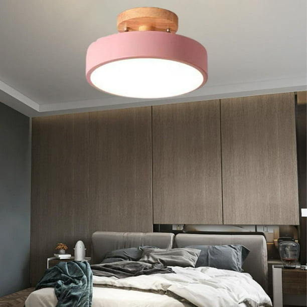 Luz De Techo LED Moderna, Luces De Estrella Rosa para Dormitorio