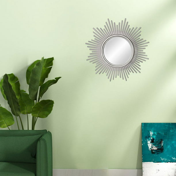 Paquete de 3 espejos de pared redondos pequeños para habitación y hogar,  espejos verdes para decoración de pared, espejos circulares modernos,  regalos